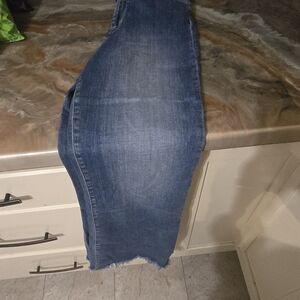 American Eagle Outfitters Dark Blue Cropped Jeans